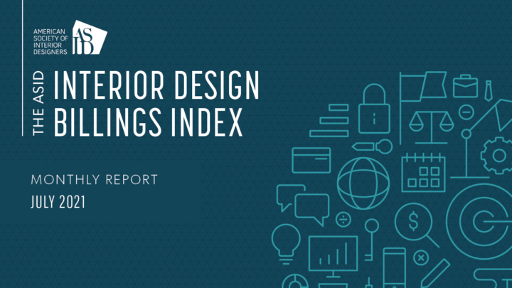 ASID Interior Design Billings Index (IDBI) July 2021